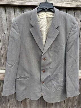 Hugo Boss 44R vintage Einstein Omega virgin wool blazer.